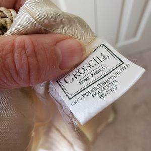 2 Croscill Valences and side panel combo...